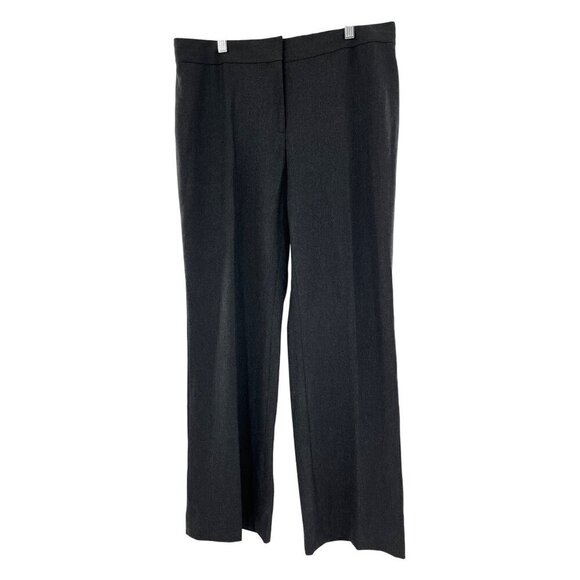 Atelier Classiques Entier Womens Charcoal Gray Dress Pants Size 8 Wool Blend - Picture 1 of 11